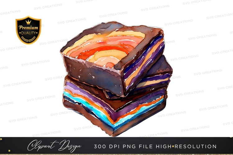 Stack of rainbow chocolate bars