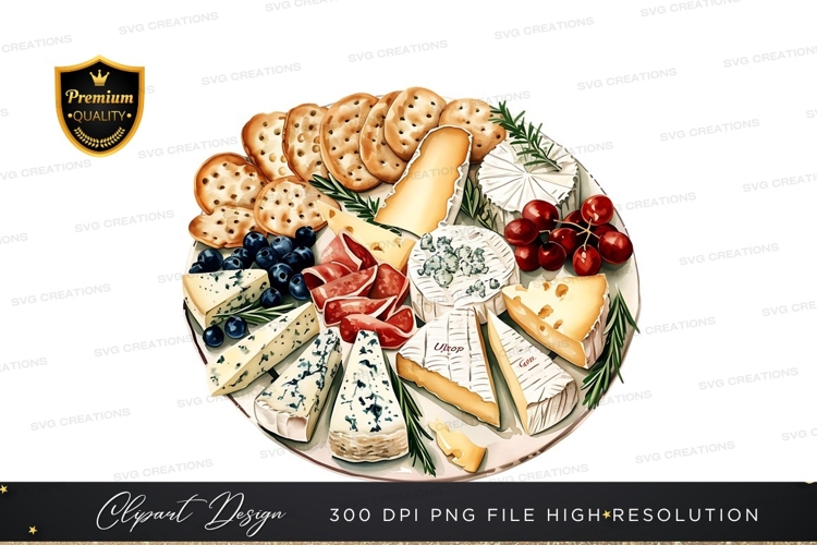 Gourmet cheese and cracker platter
