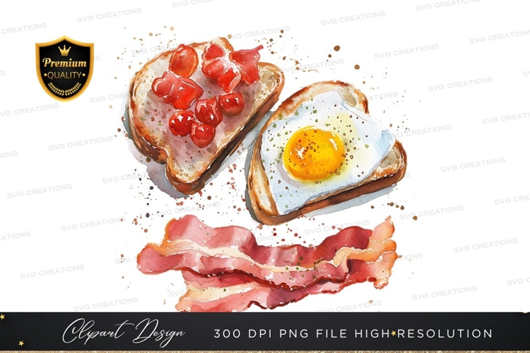 Breakfast delights clipart png