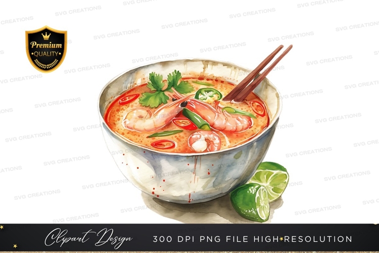Delicious seafood noodle soup