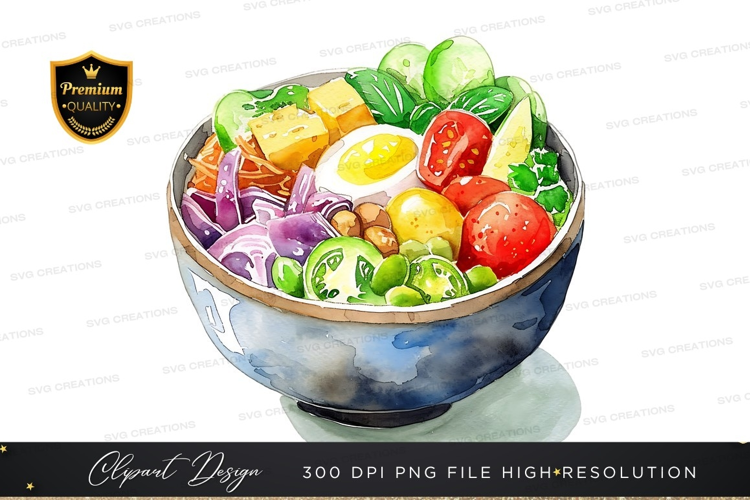 Vibrant vegetable salad