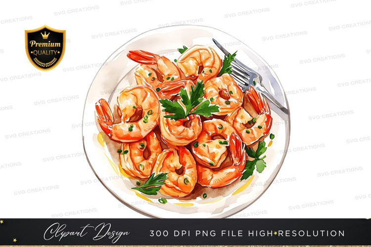Plate of shrimp
