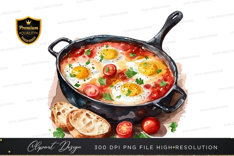 Shakshuka with bread