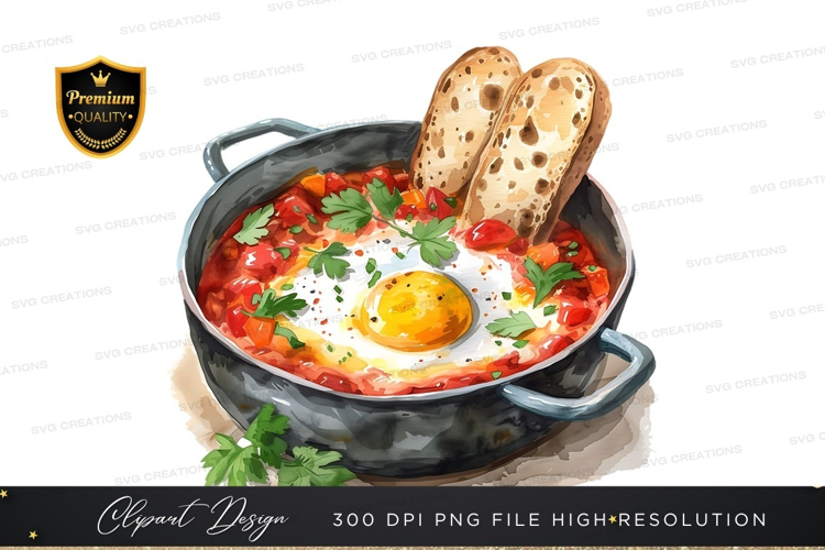 Shakshuka with toast