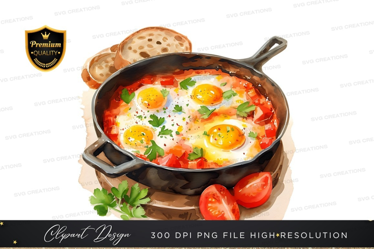 Shakshuka with bread