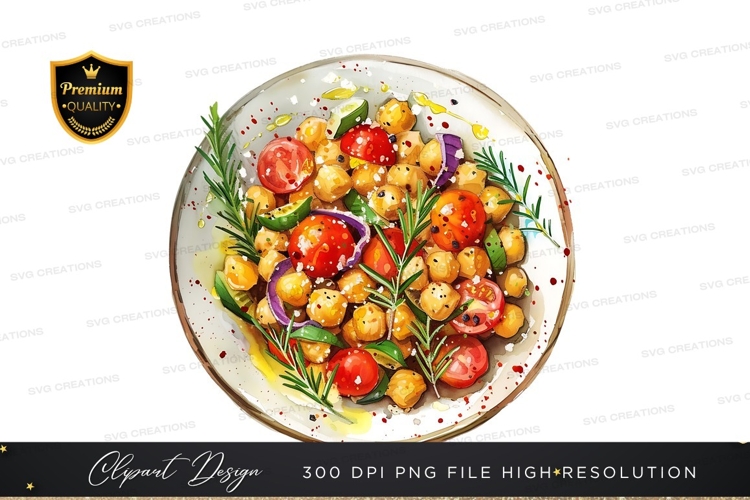 Salad Clipart Image 7