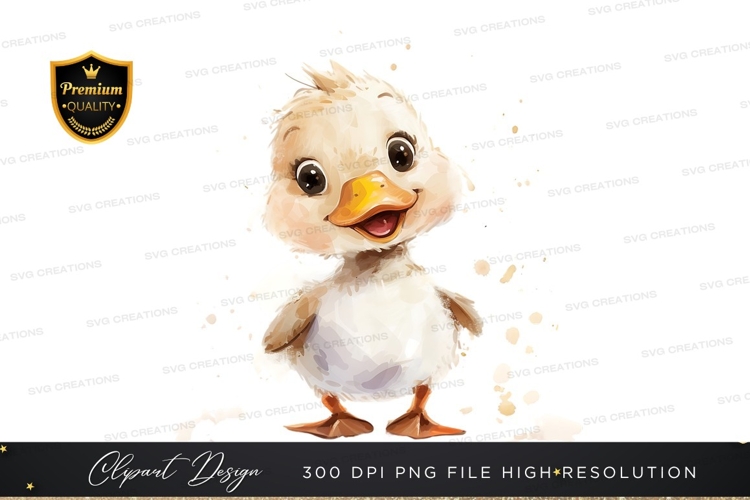 Duckling Clipart Image 14