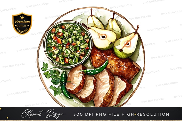 Gourmet platter clipart png