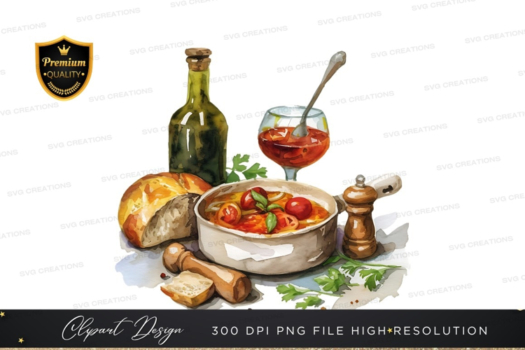 Cozy italian meal