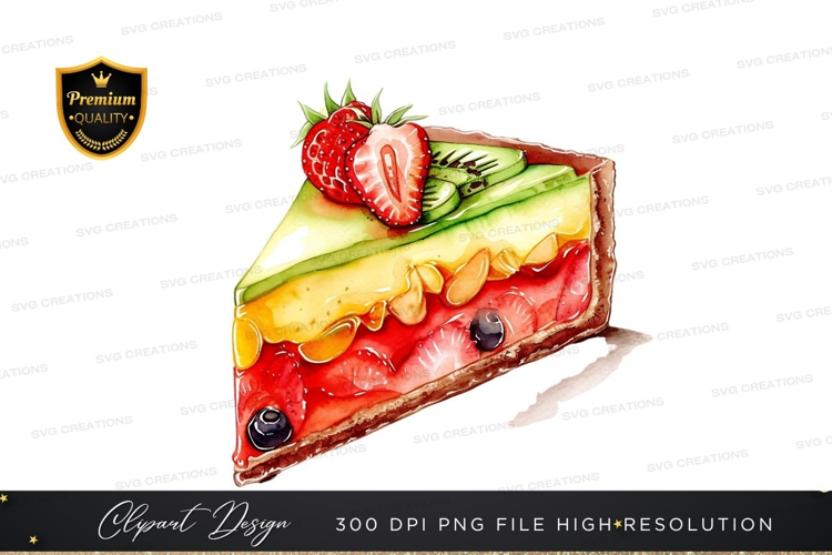 Delicious fruit tart