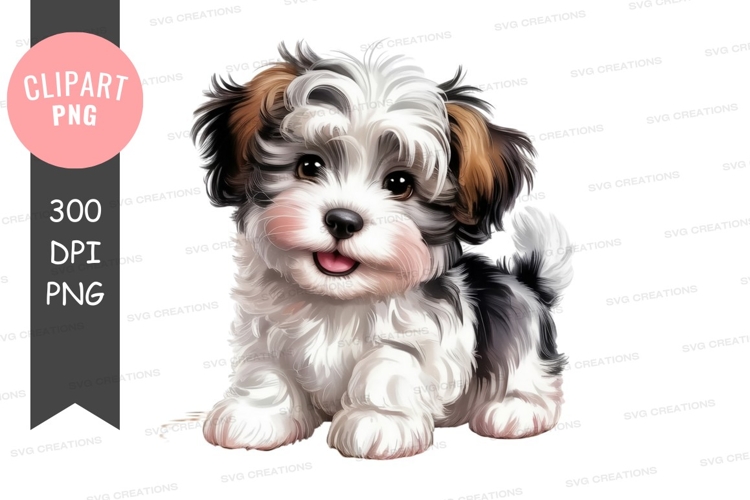 Cute puppy clipart png