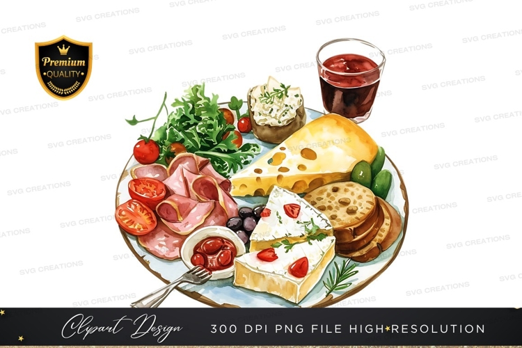 Gourmet cheese and charcuterie platter