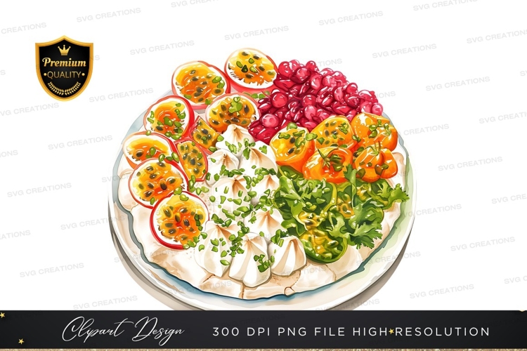 Fruit pizza clipart png
