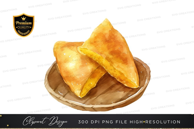 Golden brown pastries on a plate