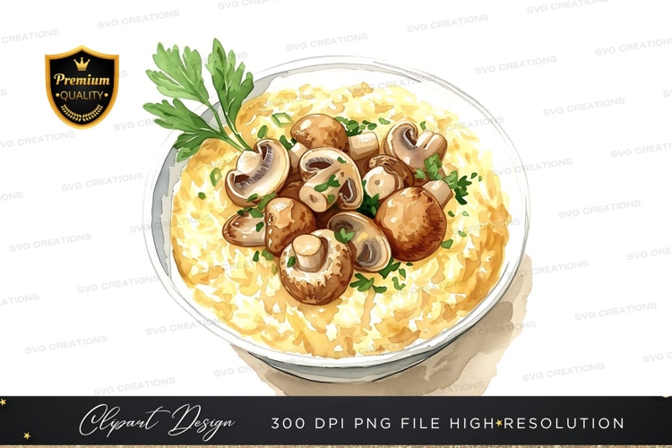 Mushroom risotto