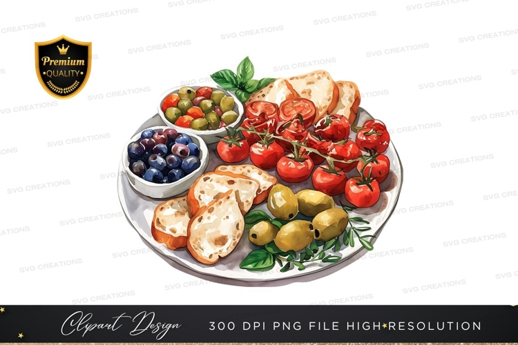 Fresh mediterranean platter