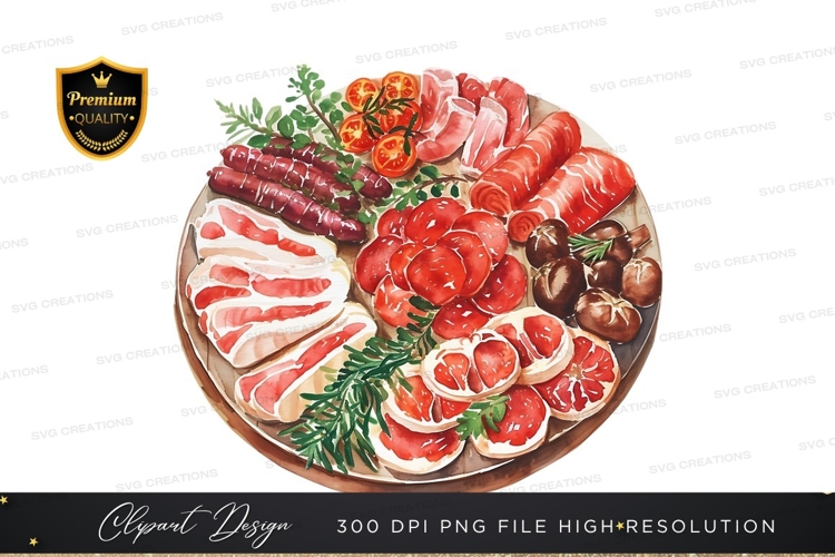 Gourmet charcuterie board