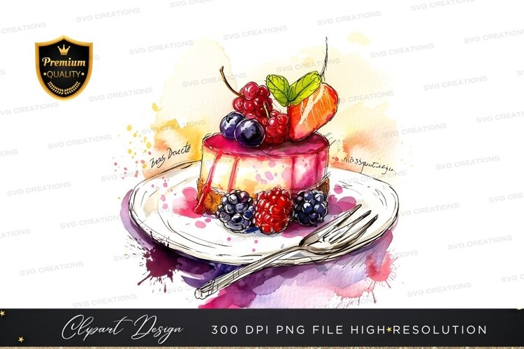 Delicious berry cheesecake example image 1