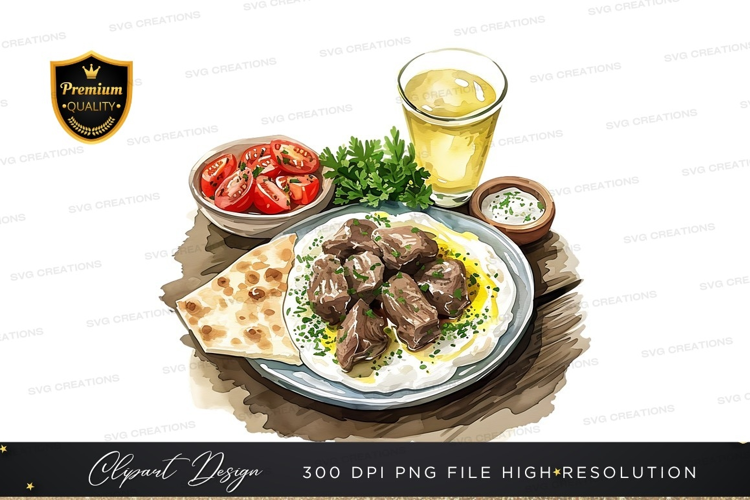 Delicious mediterranean dish