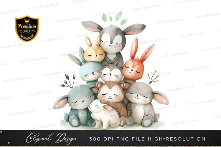 Bunnies Clipart Image 18