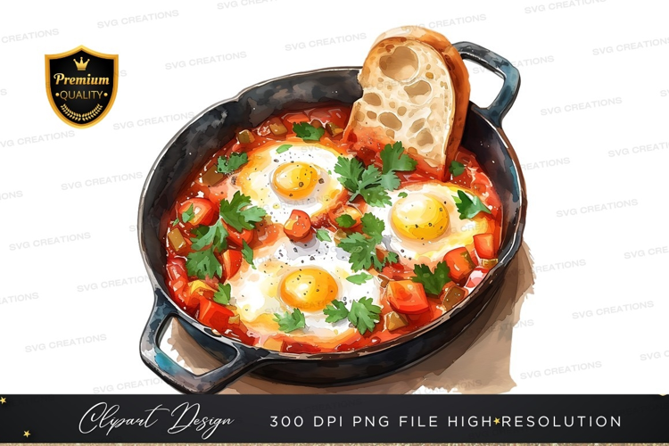 Shakshuka with toast