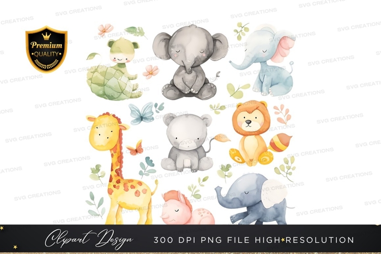 Cute Giraffe Clipart Image 4