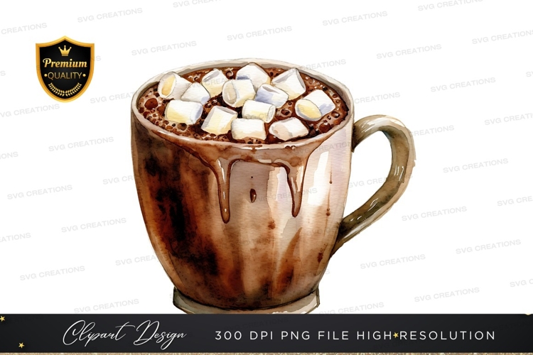 Hot chocolate with marshmallows