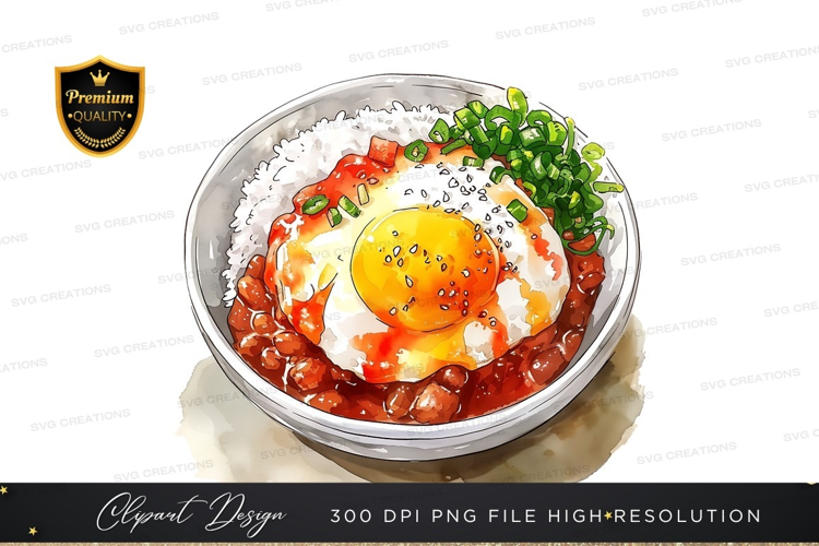 Delicious kimchi fried rice with egg