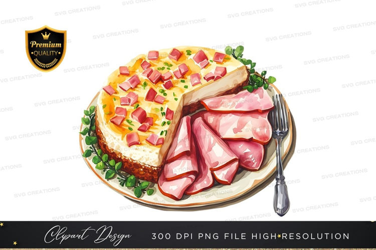 Delicious ham and pineapple pizza