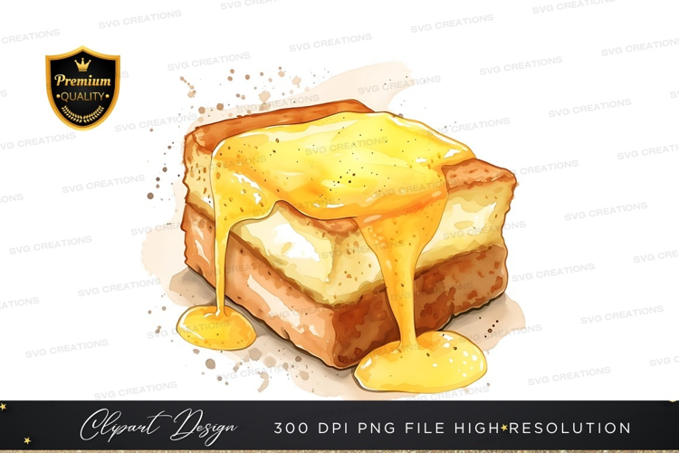 Delicious cheesecake with caramel sauce