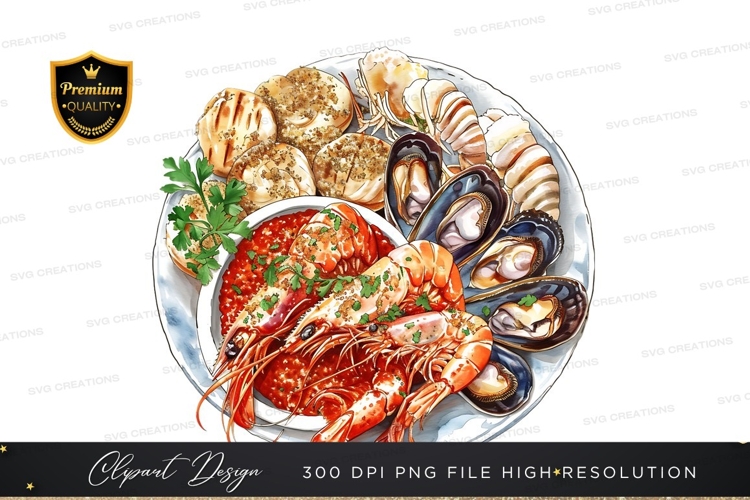 Seafood platter