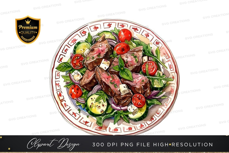 Gourmet beef salad