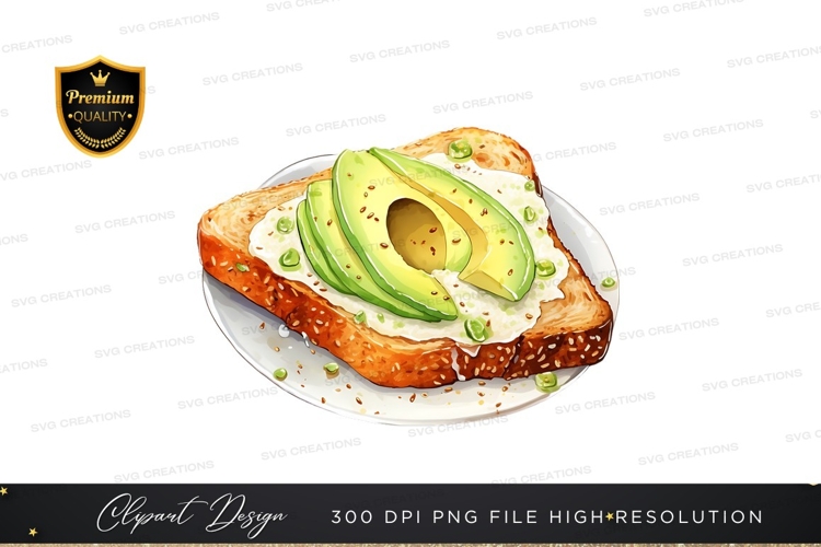 Avocado Clipart Image 21