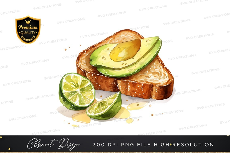 Avocado toast with lime