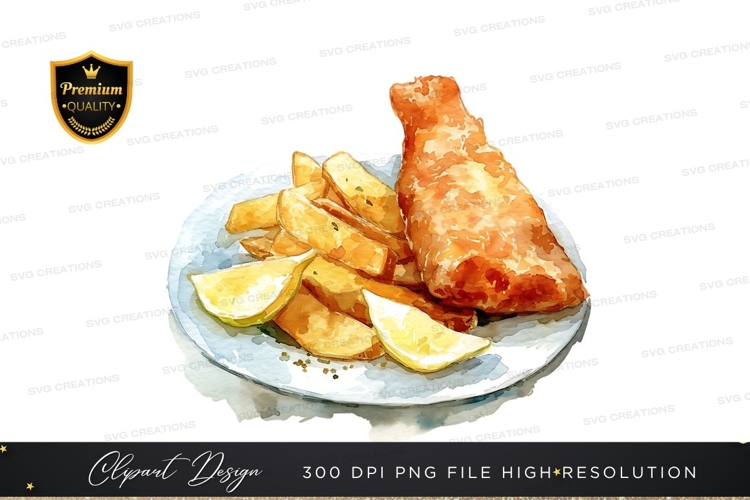 Delicious fish and chips