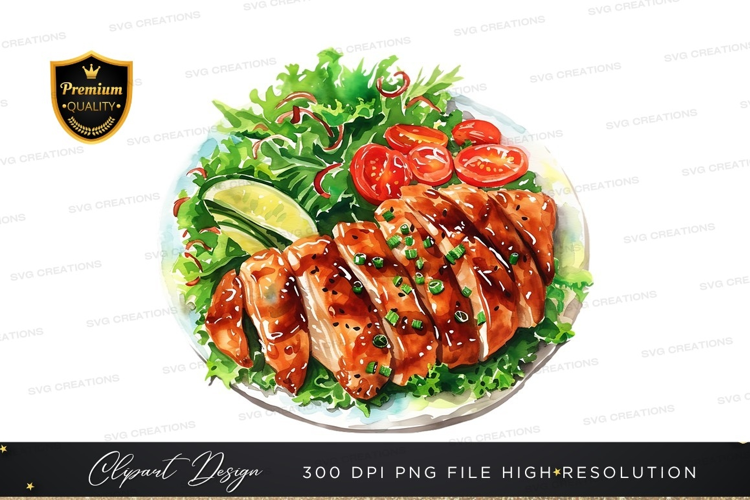 Grilled chicken salad