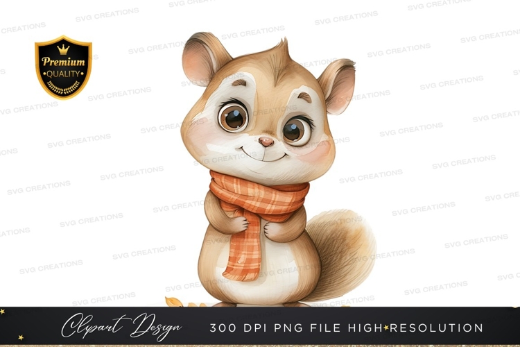 Squirrel Illustration Image 9