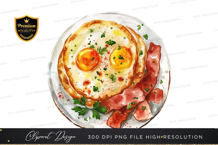 Delicious breakfast platter