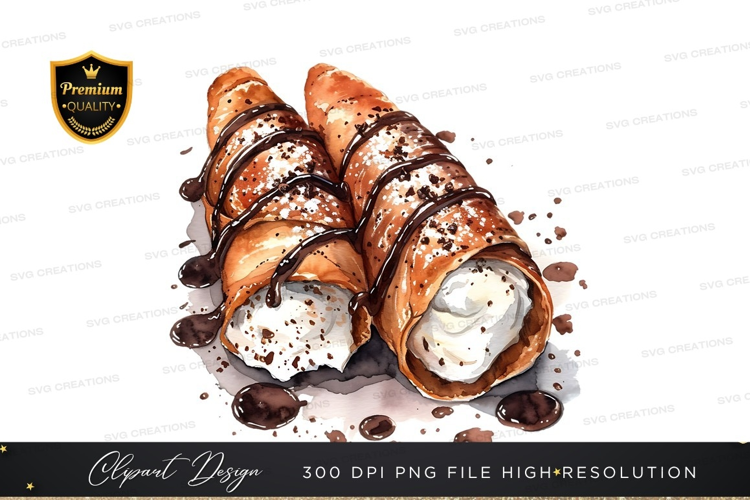 Delicious cannoli