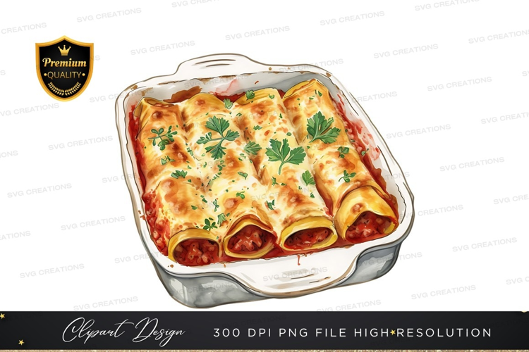 Delicious cannelloni dish