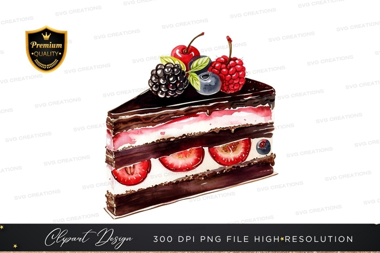 Chocolate Cake Clipart Image 4