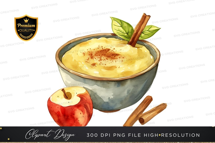 Apple sauce with cinnamon