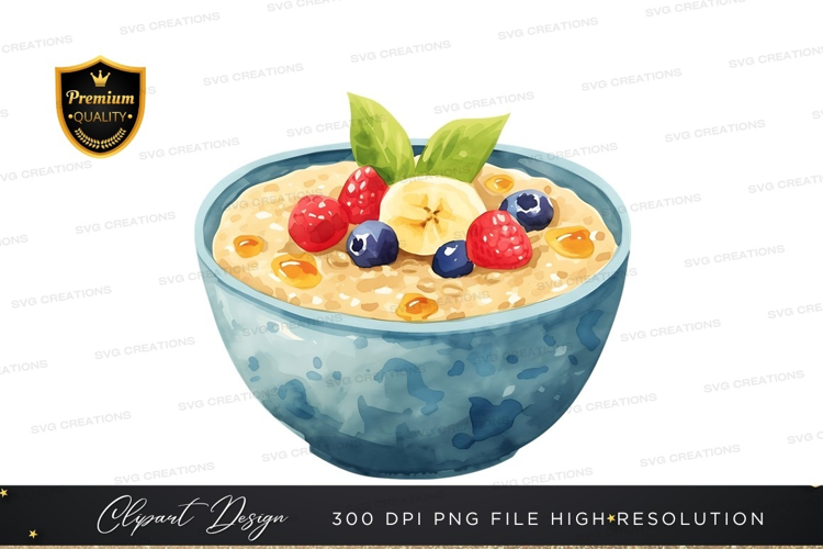 Healthy breakfast oatmeal