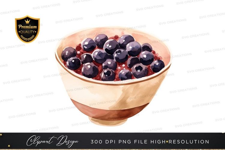 Blueberries Clipart Image 17