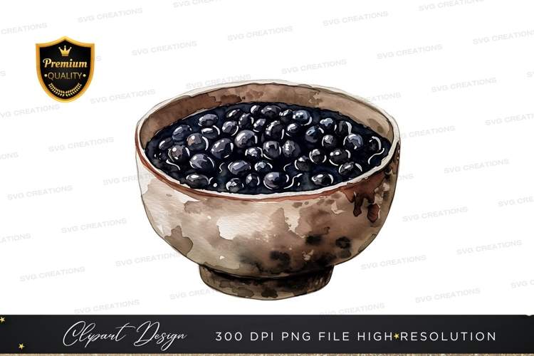 Bowl of tapioca pearls