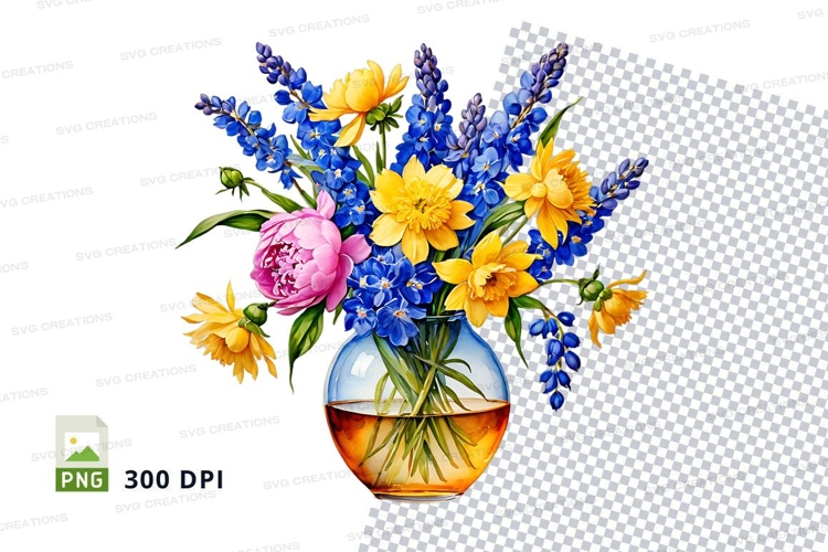 Yellow Flower Clipart Image 16