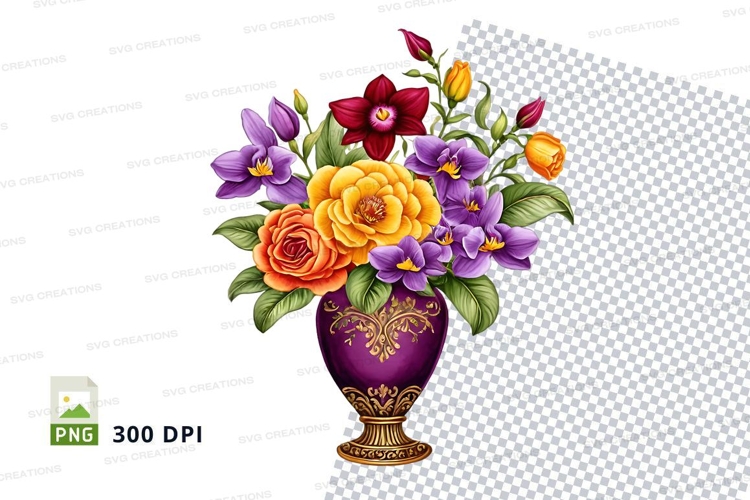 Flower Bouquet Clipart Image 23