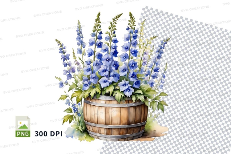 Blue Flowers Png Image 24