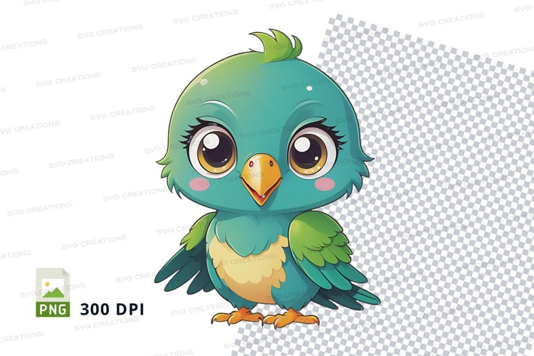 Cartoon parrot clipart png
