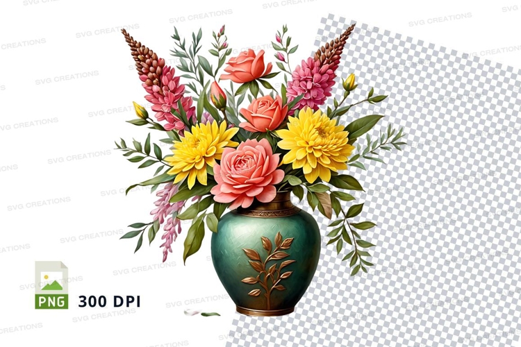 Yellow Flower Clipart Image 13